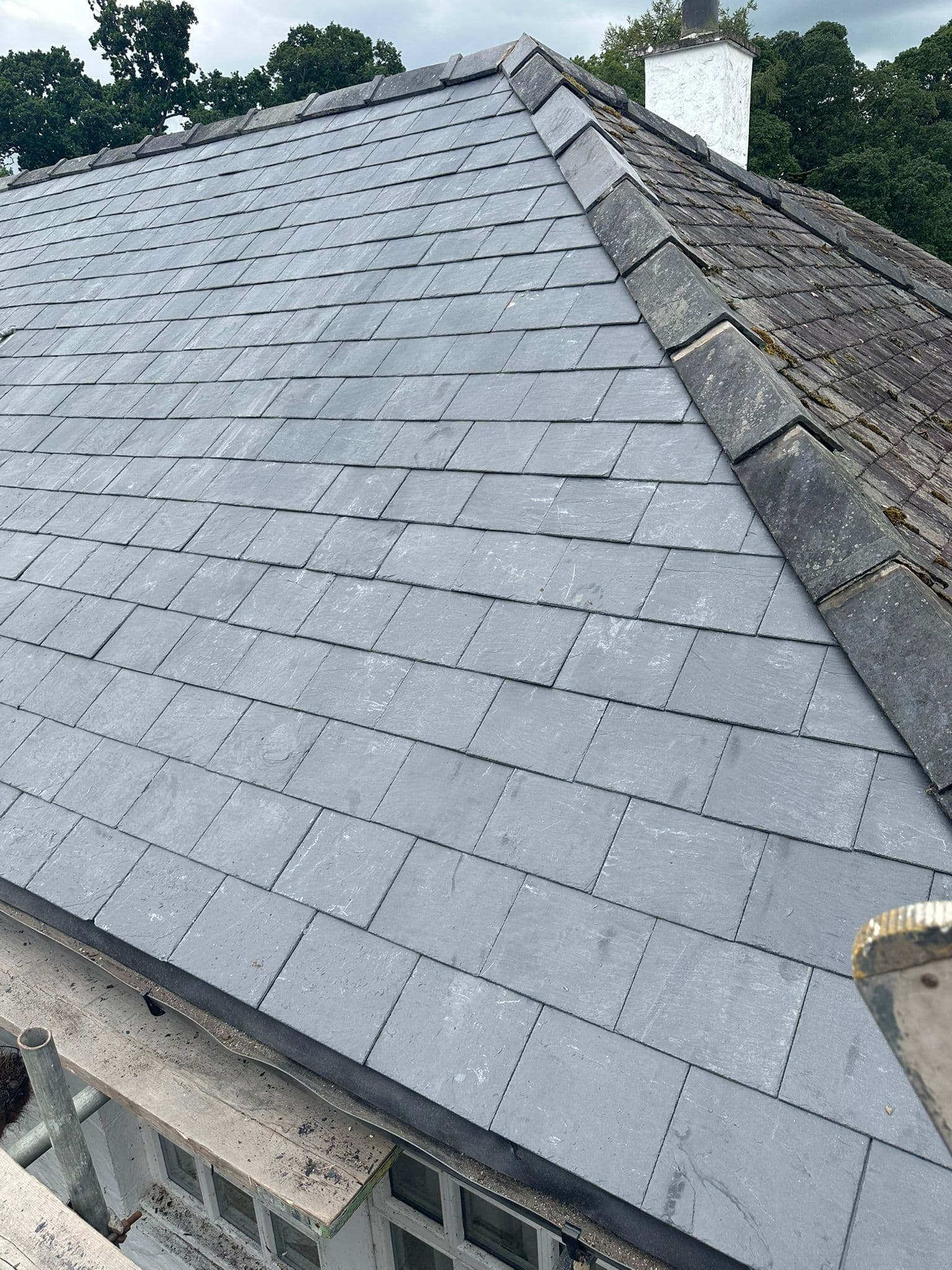 New slate roof in Ambleside